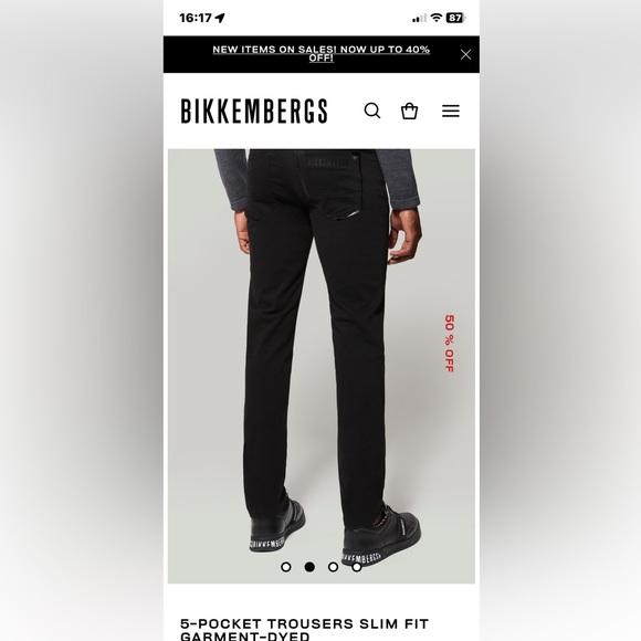 Bikkembergs men’s pants - Picture 10 of 17